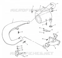 IMPIANTO DI SCARICO 700 RMK 0970966, 700 SKS 0970566 and EUROPEAN 700 SKS E97056 (4938573857C004)