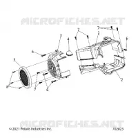 ENGINE, FAN COVER AND SINDONE COMP