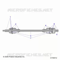 TRASMISSIONE, FRONT HALF SHAFT