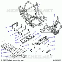 CHASSIS, MAIN FRAME AND SCIARED PLATES
