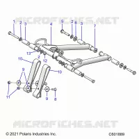 SUSPENSION, ANTERIORE COPPIA ARM