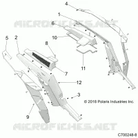 PARAFANGO POSTERIORES AND BEZELS- Z19VPE92AM/BM (C700248-8)