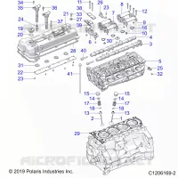 ENGINE, HEAD ASM AND VALVOLE