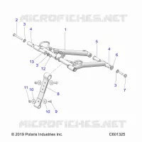 SUSPENSION, ANTERIORE COPPIA ARM
