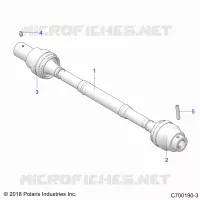 TRASMISSIONE, FRONT PROP SHAFT