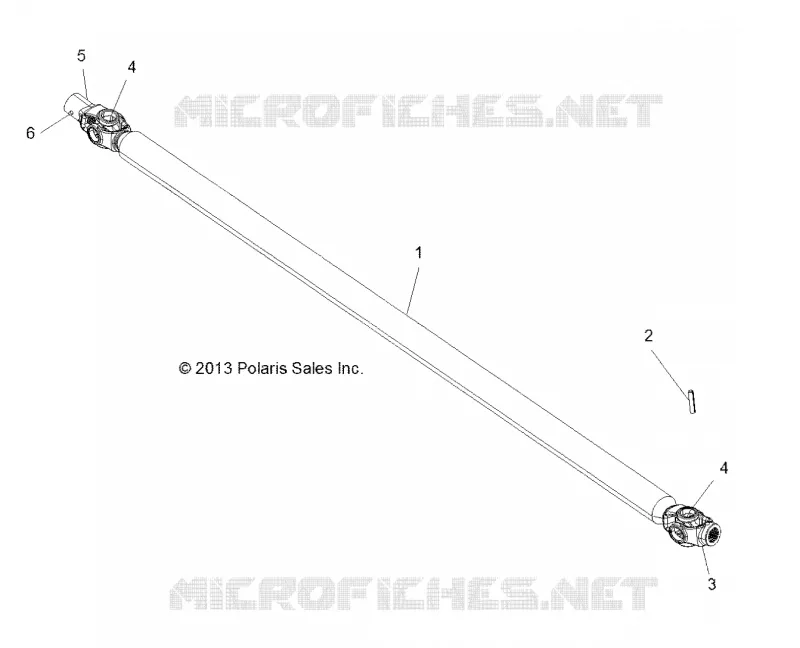 TRASMISSIONE, FRONT PROP ALBERO