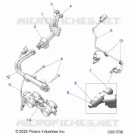 SISTEMA DI ALIMENTAZIONE CARBURANTE, RAIL, LINES AND THROTTLE BODY