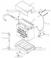 BATTERIA BOX SLX 780 B964287 and Intl. SLX 780 I964287 (4937443744B006)