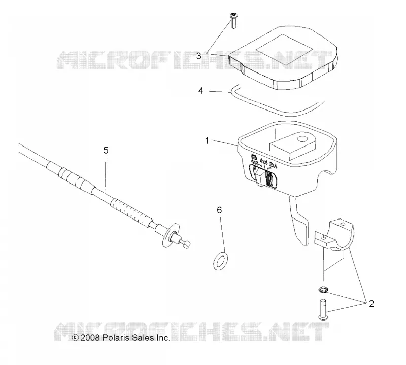 TIMONE, CONTROLLI, ACCELERATORE ASM. and CABLE