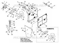 SISTEMA DI RAFFREDDAMENTO Magnum 6X6 W968744 and Swedish Magnum 6X6 S968744 (4936073607A011)