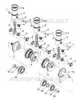 ALBERO MOTORE   PISTONEEE SL 750 / B934070 (4924752475024A)