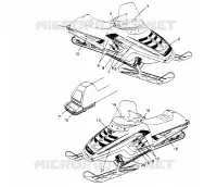 DECALS 440 0952760, 440 SKS 0952560,  AND EUROPEAN 440 SKS E952560 (4929032903A014)