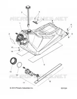 SISTEMA DI ALIMENTAZIONE CARBURANTE, FUEL TANK ASM.