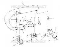 IMPIANTO DI SCARICO SPORT 0950443, SPORT TOURING 0950243  and EUROPEAN SPORT TOU (4928822882C008)
