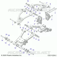 SOSPENSIONE POSTERIORE CONTROL ARM, MOUNTING