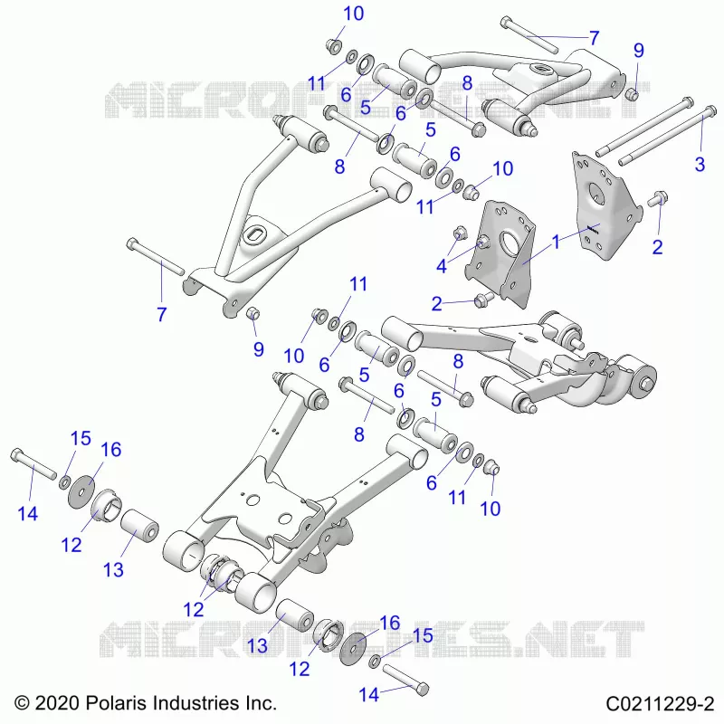 SOSPENSIONE POSTERIORE CONTROL ARM, MOUNTING