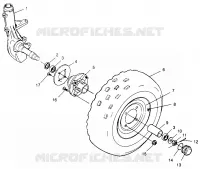 RUOTA ANTERIORE Trail Boss W968527 (4935883588B002)