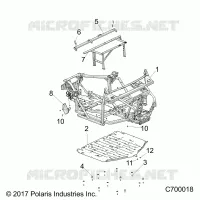 CHASSIS, TELAIO PRINCIPALE AND SKID PLATES