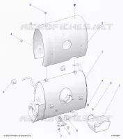 ENGINE, IMPIANTO DI SCARICO, SILENCER AND RELATED