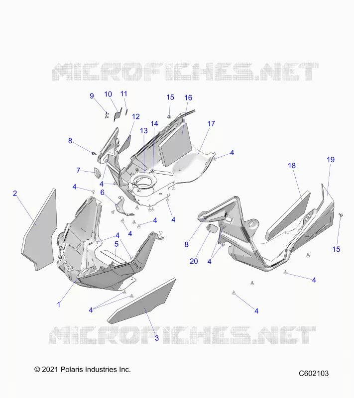 NOSEPAN ASM./FENDERS