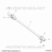 TRASMISSIONE, FRONT PROP SHAFT