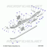 SUSPENSION, RAIL BEAM LH/RH