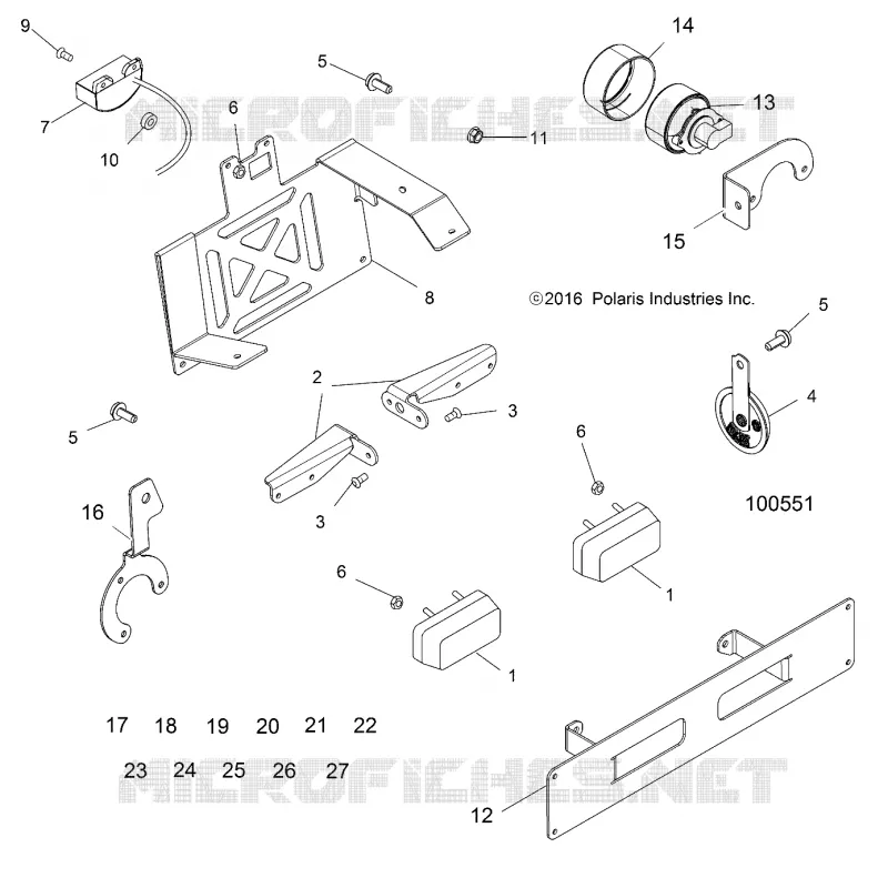ELETTRICO, TURN SIGNALS, HORN AND LICENSE PLATE LIGHT