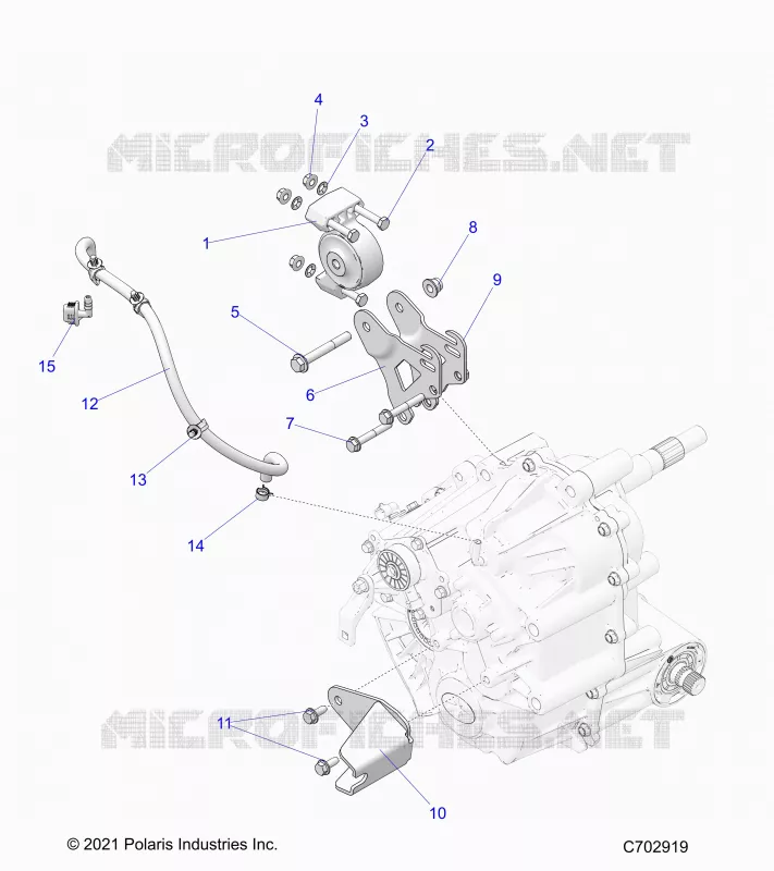 TRASMISSIONE, MAIN GEARCASE MOUNTING
