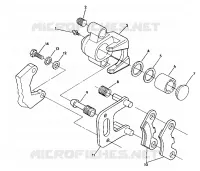 FRENO ANTERIORE MONTAGGIO 350 4X4