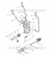 POMPA OLIO MONTAGGIO XLT/0930767,XLT SP/0930667    XLT SKS/0930567 (4923012301038A)