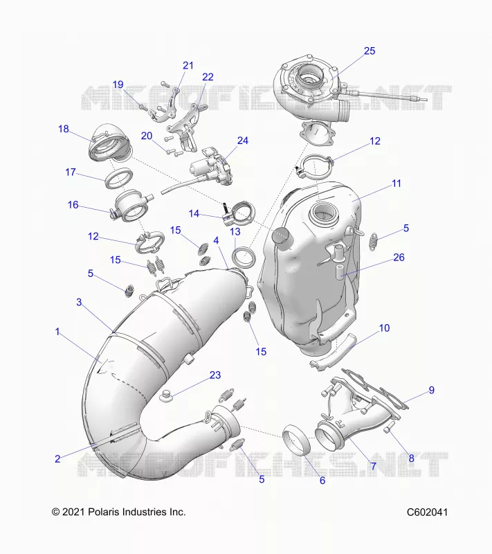 ENGINE, IMPIANTO DI SCARICO AND TURBO ASM.