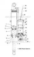AMMORTIZZATORE POSTERIORE TRACK, INTERNAL COMPONENTS (WALKER EVANS/7043097)