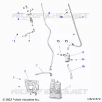SISTEMA DI ALIMENTAZIONE CARBURANTE, FUEL TANK, EVAP
