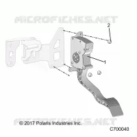 ENGINE, ACCELERATORE PEDALE