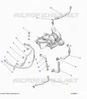 ENGINE, TURBO, COOLING AND OIL