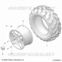 RUOTAS, REAR TIRE