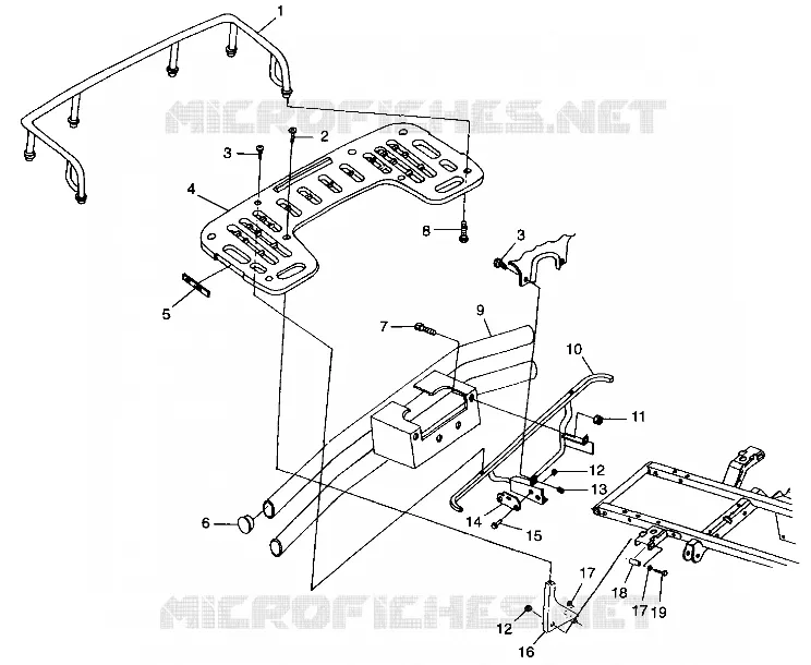 POSTERIORE MONTAGGIO RACK