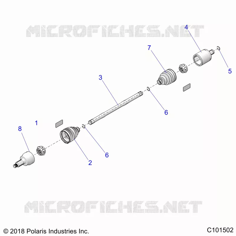 DRIVE TRAIN, DRIVE POSTERIORE ALBERO