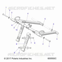 SUSPENSION, ANTERIORE COPPIA ARM