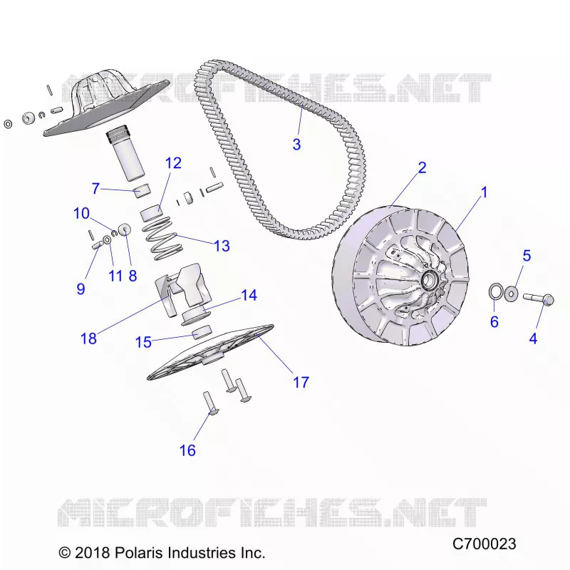 TRASMISSIONE, SECONDARY CLUTCH