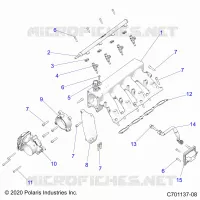 ASPIRAZIONE MANIFOLD, FUEL RAIL