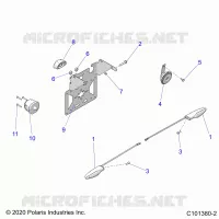 ELETTRICO, TURN SIGNALS, HORN, AND LICENSE PLATE LIGHT