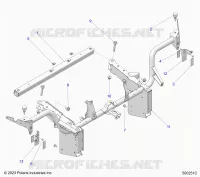 CHASSIS, FRONT TELAIO ASM. (USA ONLY)