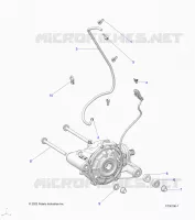 TRASMISSIONE, FRONT GEARCASE MOUNTING