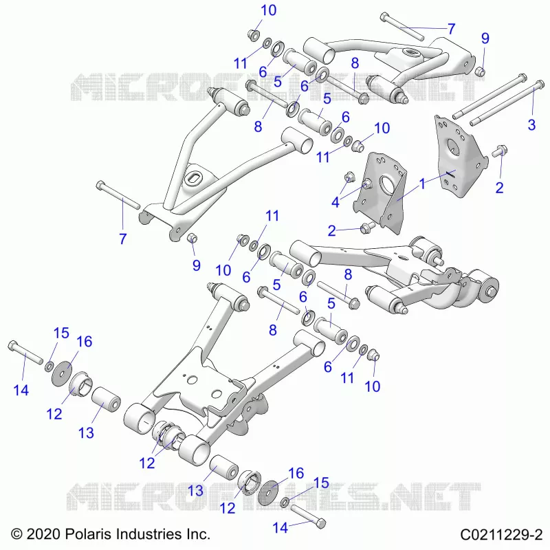 SOSPENSIONE POSTERIORE CONTROL ARM, MOUNTING