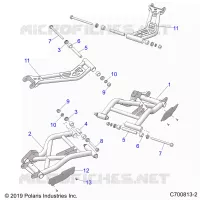 SOSPENSIONE POSTERIORE CONTROL ARMS