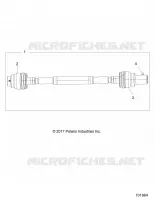 DRIVE TRAIN, FRONT PROP ALBERO