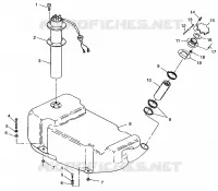 CARBURANTE TANK SL 700 B964066 and  Intl. SL 700 I964066 (4935633563A009)