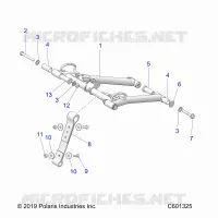 SUSPENSION, ANTERIORE COPPIA ARM
