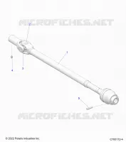 TRASMISSIONE, FRONT PROP SHAFT
